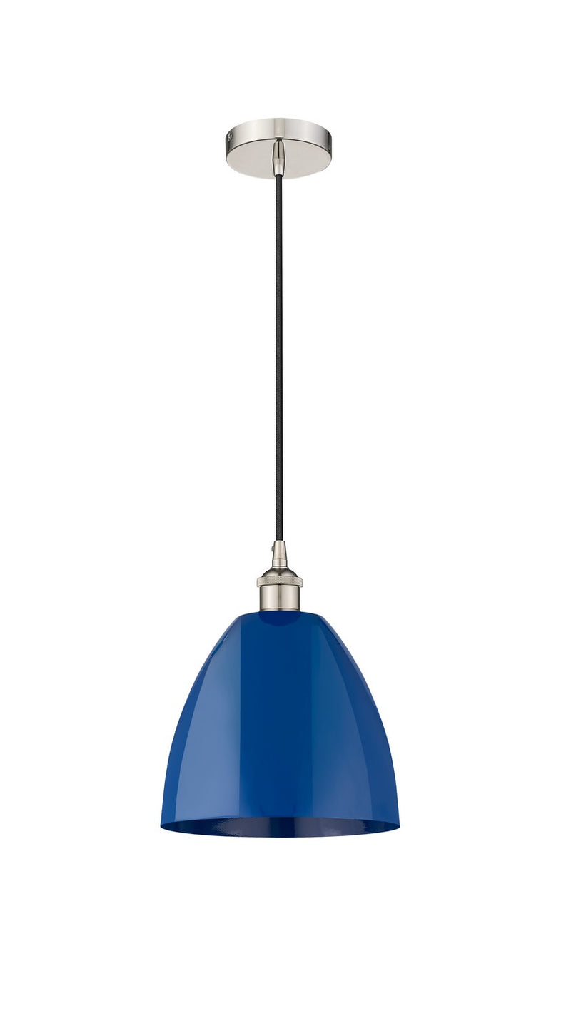 Innovations 616-1P-PN-MBD-9-BL One Light Mini Pendant, Polished Nickel