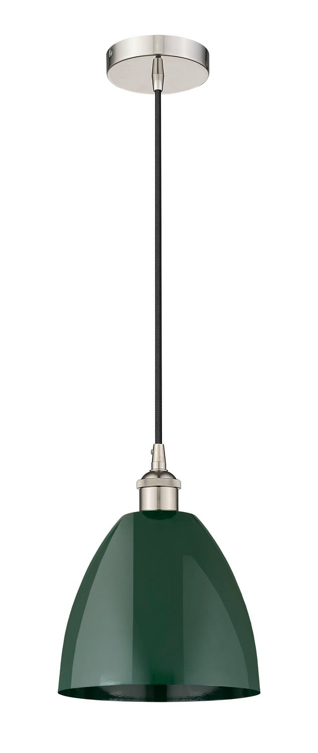 Innovations 616-1P-PN-MBD-9-GR One Light Mini Pendant, Polished Nickel