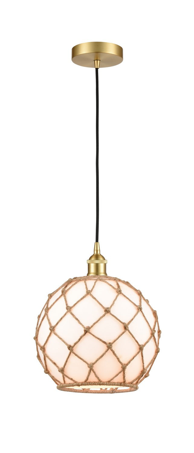 Innovations 616-1P-SG-G121-10RB One Light Mini Pendant, Satin Gold