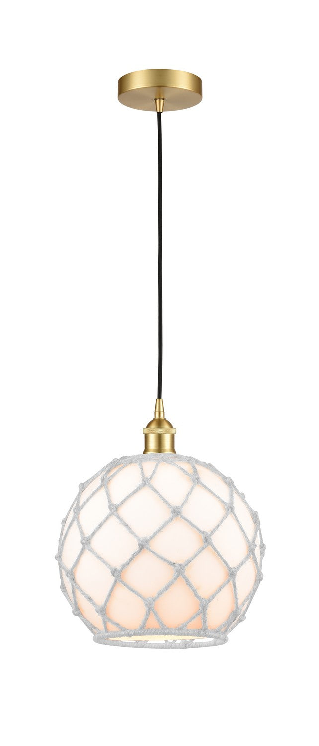 Innovations 616-1P-SG-G121-10RW One Light Mini Pendant, Satin Gold