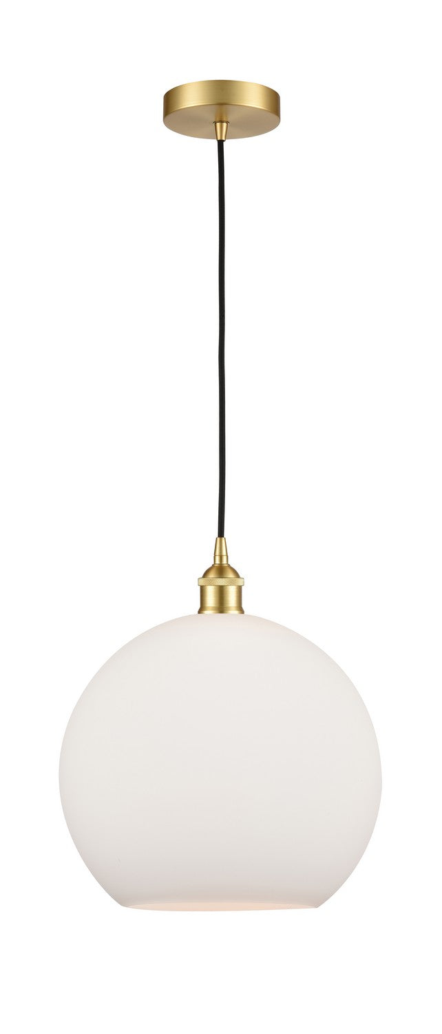 Innovations 616-1P-SG-G121-12 One Light Mini Pendant, Satin Gold