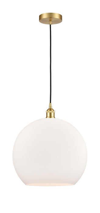 Innovations 616-1P-SG-G121-14 One Light Pendant, Satin Gold