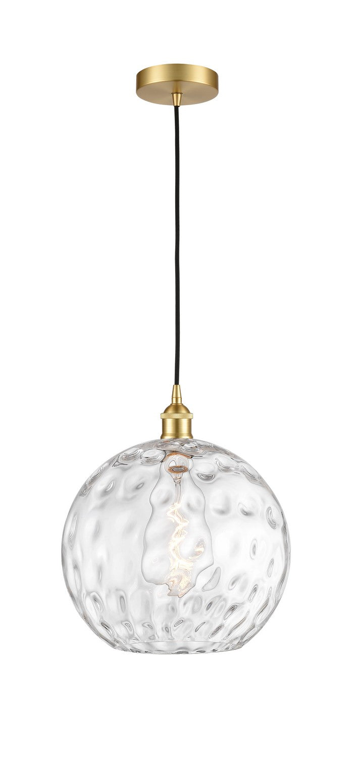 Innovations 616-1P-SG-G1215-12 One Light Mini Pendant, Satin Gold