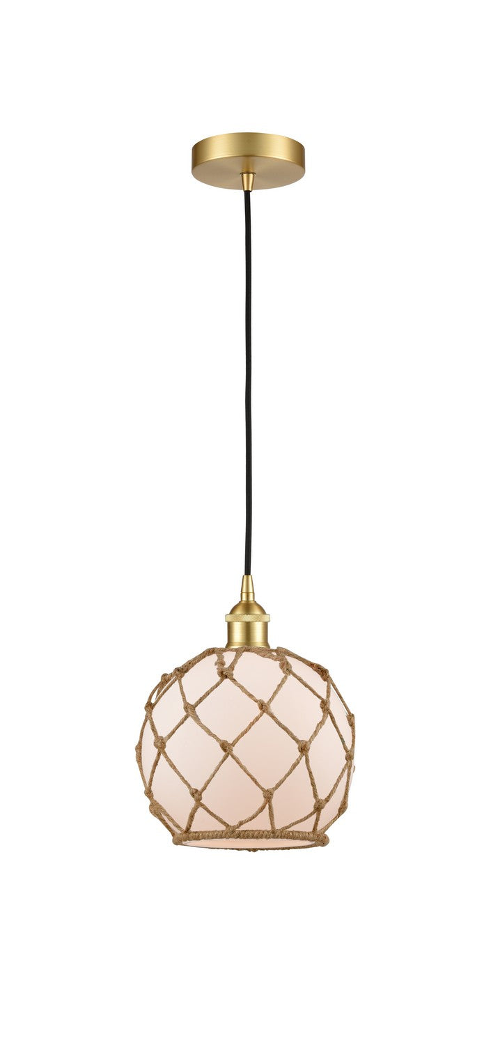 Innovations 616-1P-SG-G121-8RB One Light Mini Pendant, Satin Gold