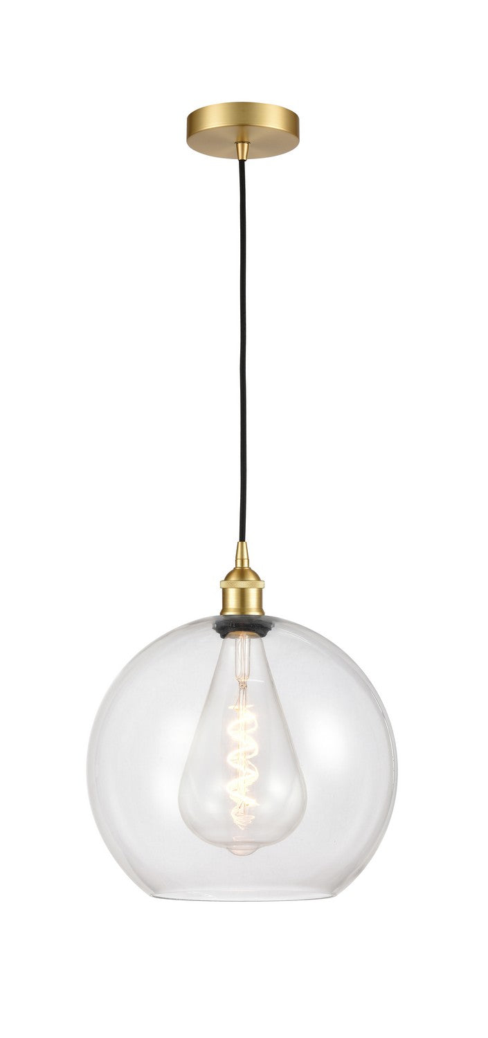Innovations 616-1P-SG-G122-12 One Light Mini Pendant, Satin Gold