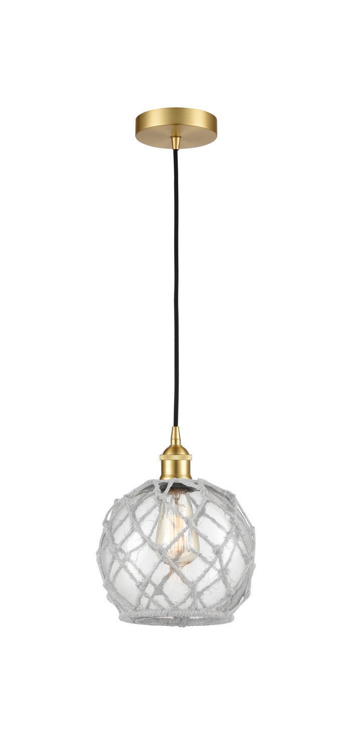 Innovations 616-1P-SG-G122-8RW One Light Mini Pendant, Satin Gold