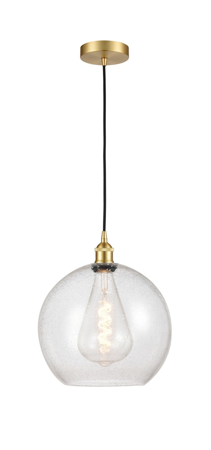 Innovations 616-1P-SG-G124-12 One Light Mini Pendant, Satin Gold