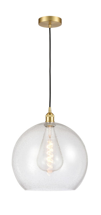 Innovations 616-1P-SG-G124-14 One Light Pendant, Satin Gold