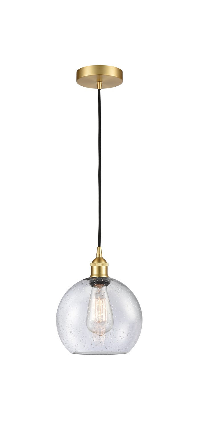 Innovations 616-1P-SG-G124-8 One Light Mini Pendant, Satin Gold