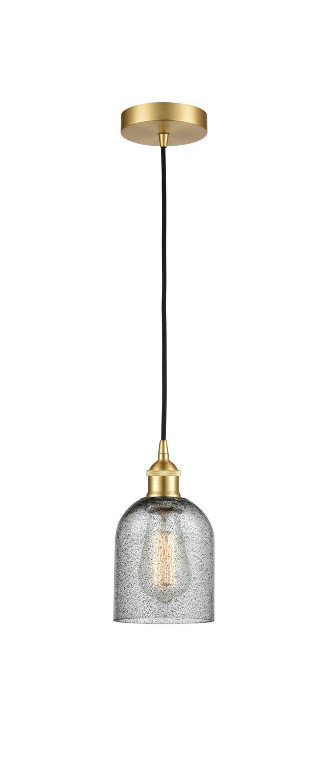 Innovations 616-1P-SG-G257 One Light Mini Pendant, Satin Gold
