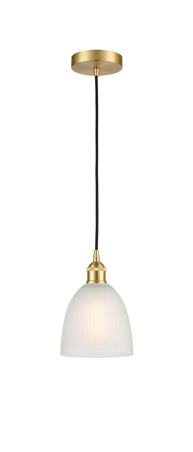 Innovations 616-1P-SG-G381 One Light Mini Pendant, Satin Gold
