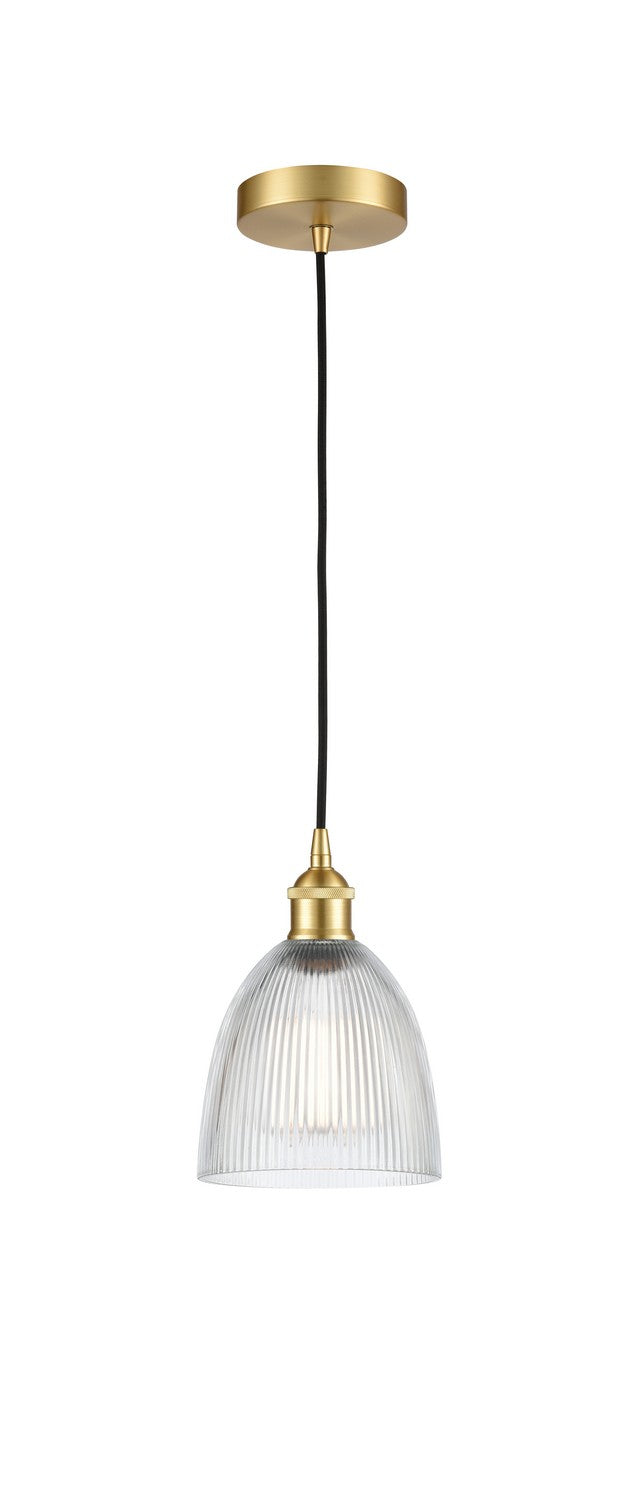 Innovations 616-1P-SG-G382 One Light Mini Pendant, Satin Gold