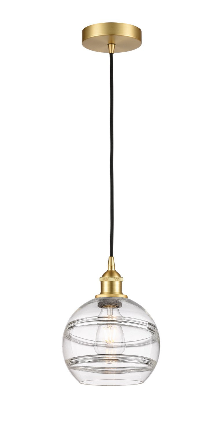 Innovations 616-1P-SG-G556-8CL One Light Mini Pendant, Satin Gold
