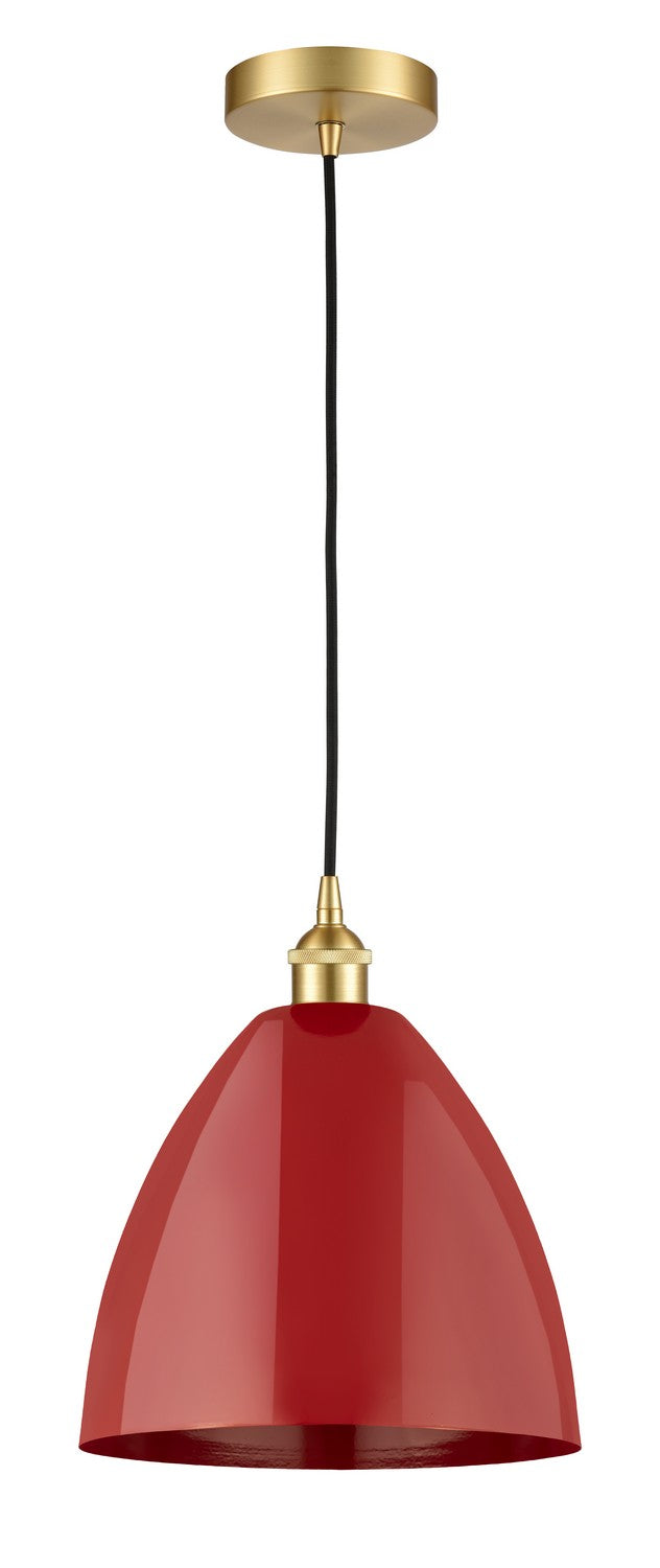 Innovations 616-1P-SG-MBD-12-RD One Light Mini Pendant, Satin Gold
