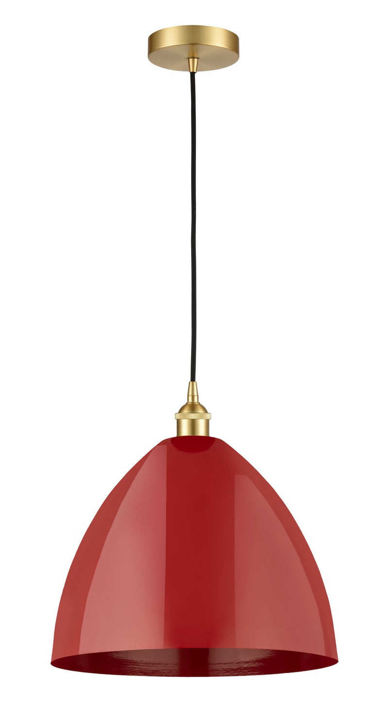 Innovations 616-1P-SG-MBD-16-RD One Light Mini Pendant, Satin Gold