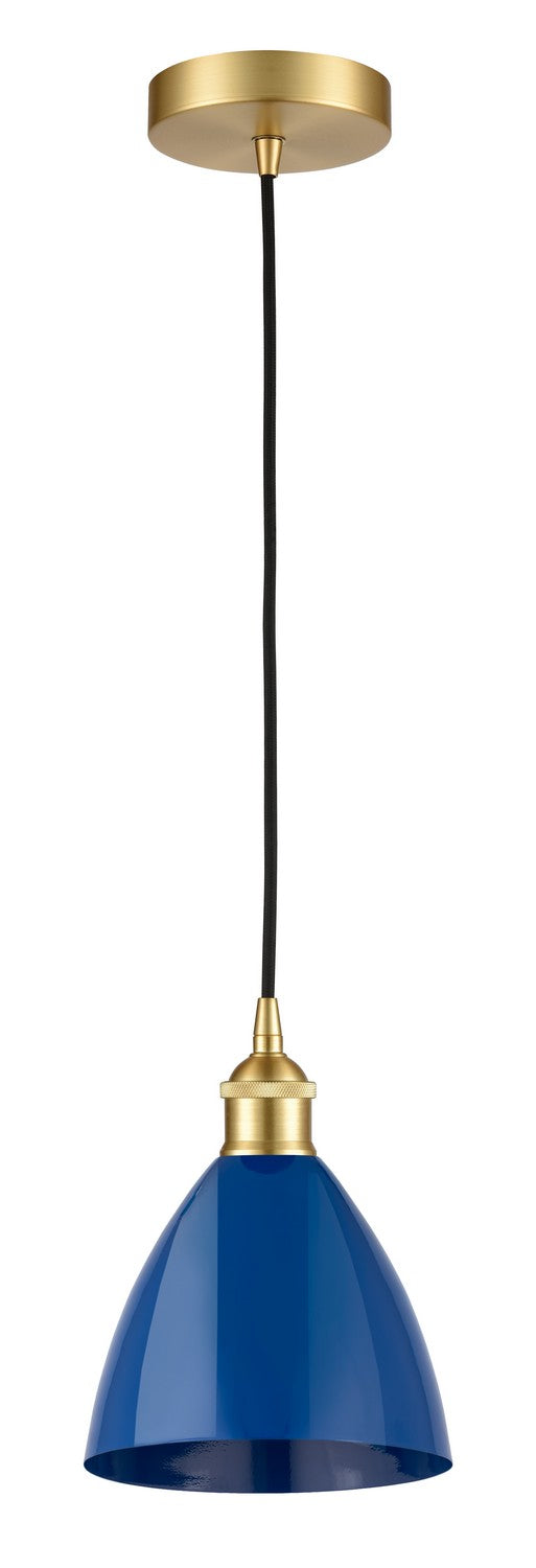 Innovations 616-1P-SG-MBD-75-BL One Light Mini Pendant, Satin Gold