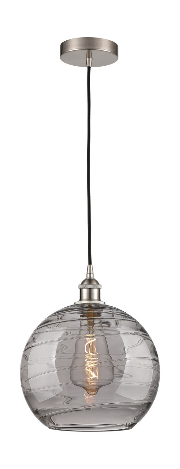 Innovations 616-1P-SN-G1213-12SM One Light Mini Pendant, Brushed Satin Nickel