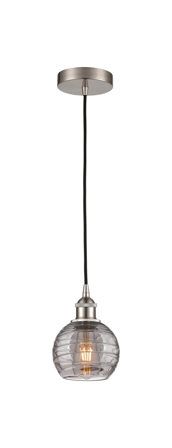 Innovations 616-1P-SN-G1213-6SM One Light Mini Pendant, Brushed Satin Nickel