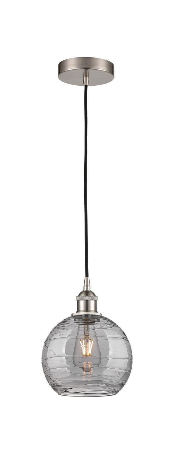 Innovations 616-1P-SN-G1213-8SM One Light Mini Pendant, Brushed Satin Nickel