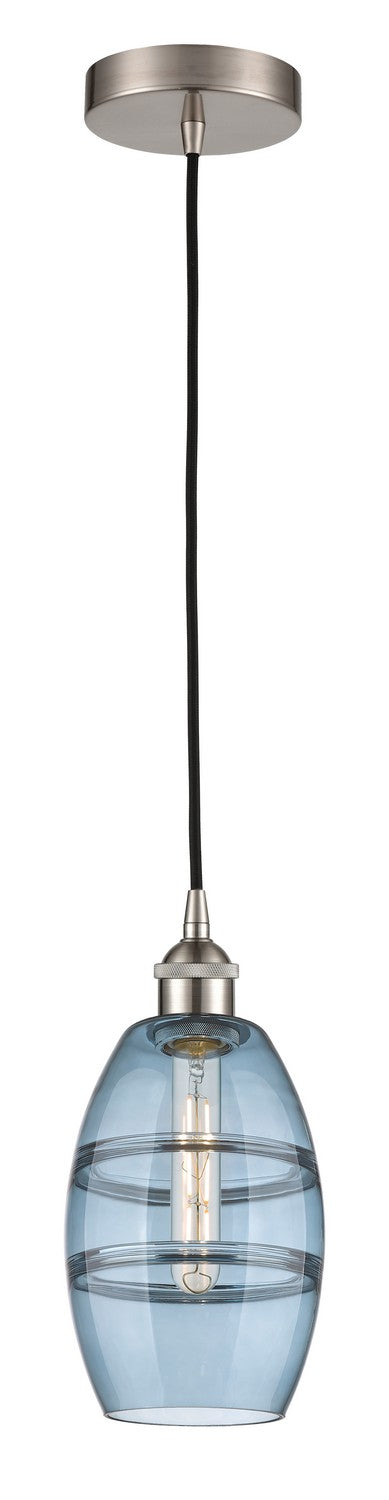 Innovations 616-1P-SN-G557-6BL One Light Mini Pendant, Brushed Satin Nickel