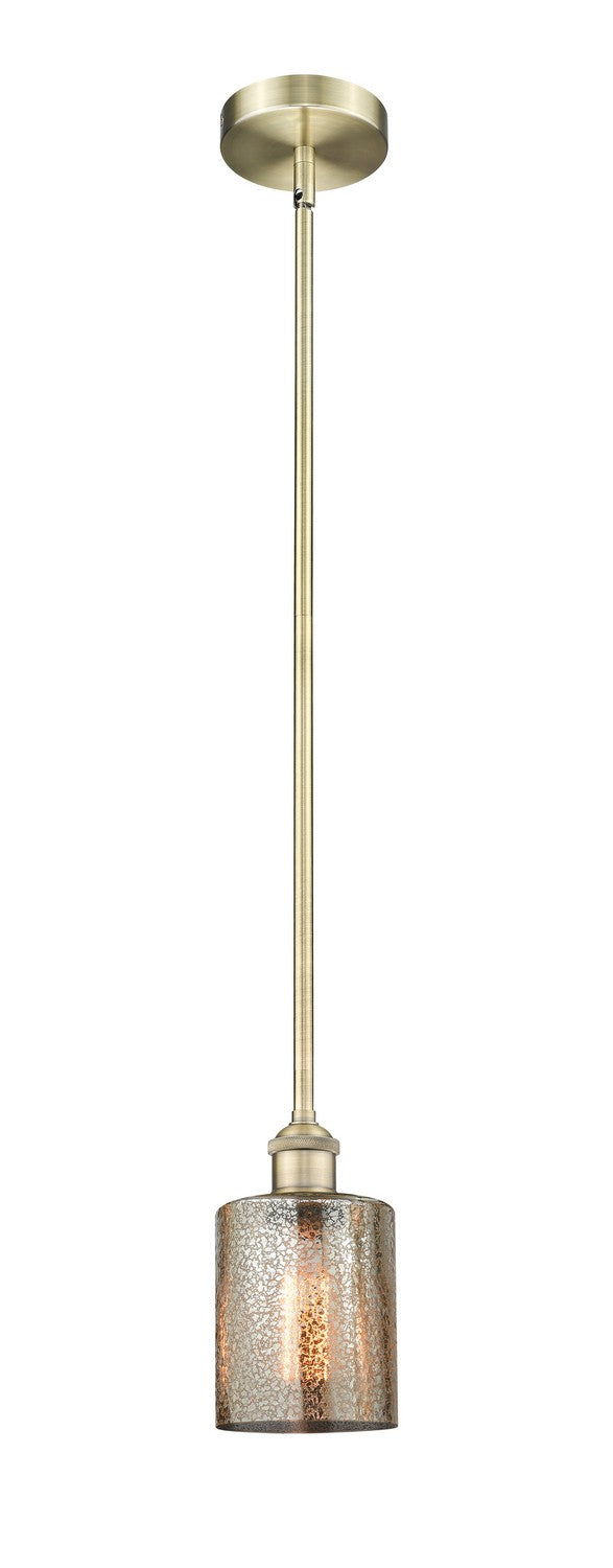 Innovations 616-1S-AB-G116 One Light Mini Pendant, Antique Brass
