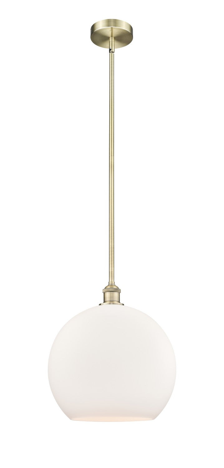 Innovations 616-1S-AB-G121-14 One Light Pendant, Antique Brass