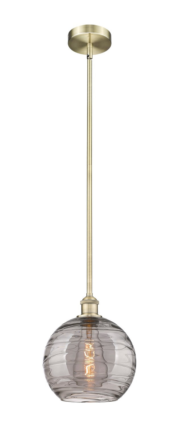 Innovations 616-1S-AB-G1213-10SM One Light Mini Pendant, Antique Brass