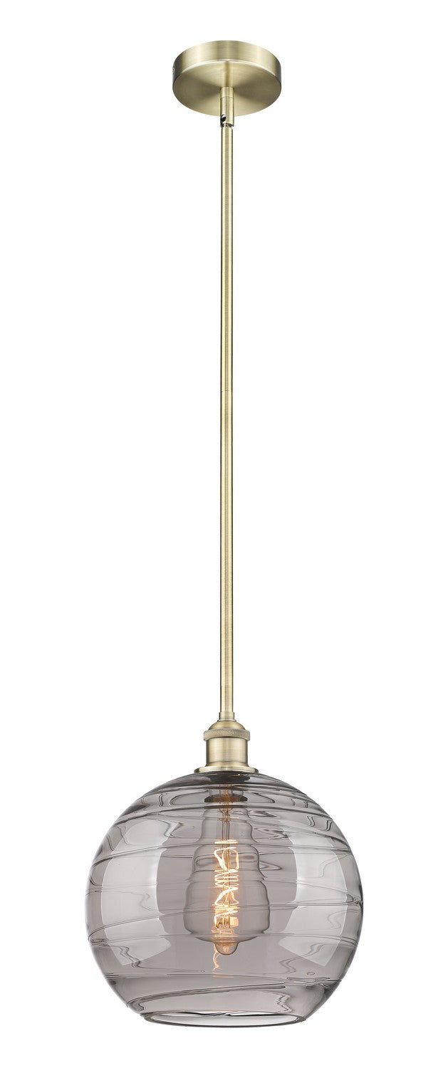 Innovations 616-1S-AB-G1213-12SM One Light Mini Pendant, Antique Brass