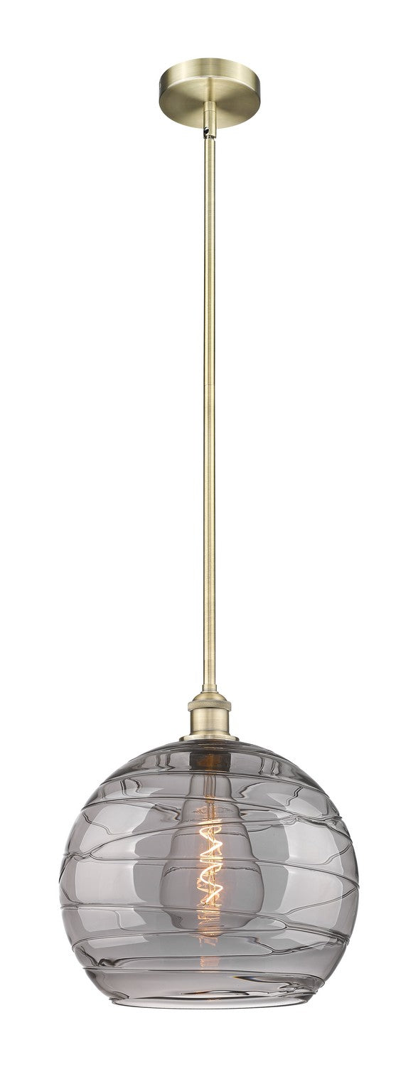 Innovations 616-1S-AB-G1213-14SM One Light Pendant, Antique Brass