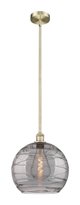 Innovations 616-1S-AB-G1213-14SM One Light Pendant, Antique Brass