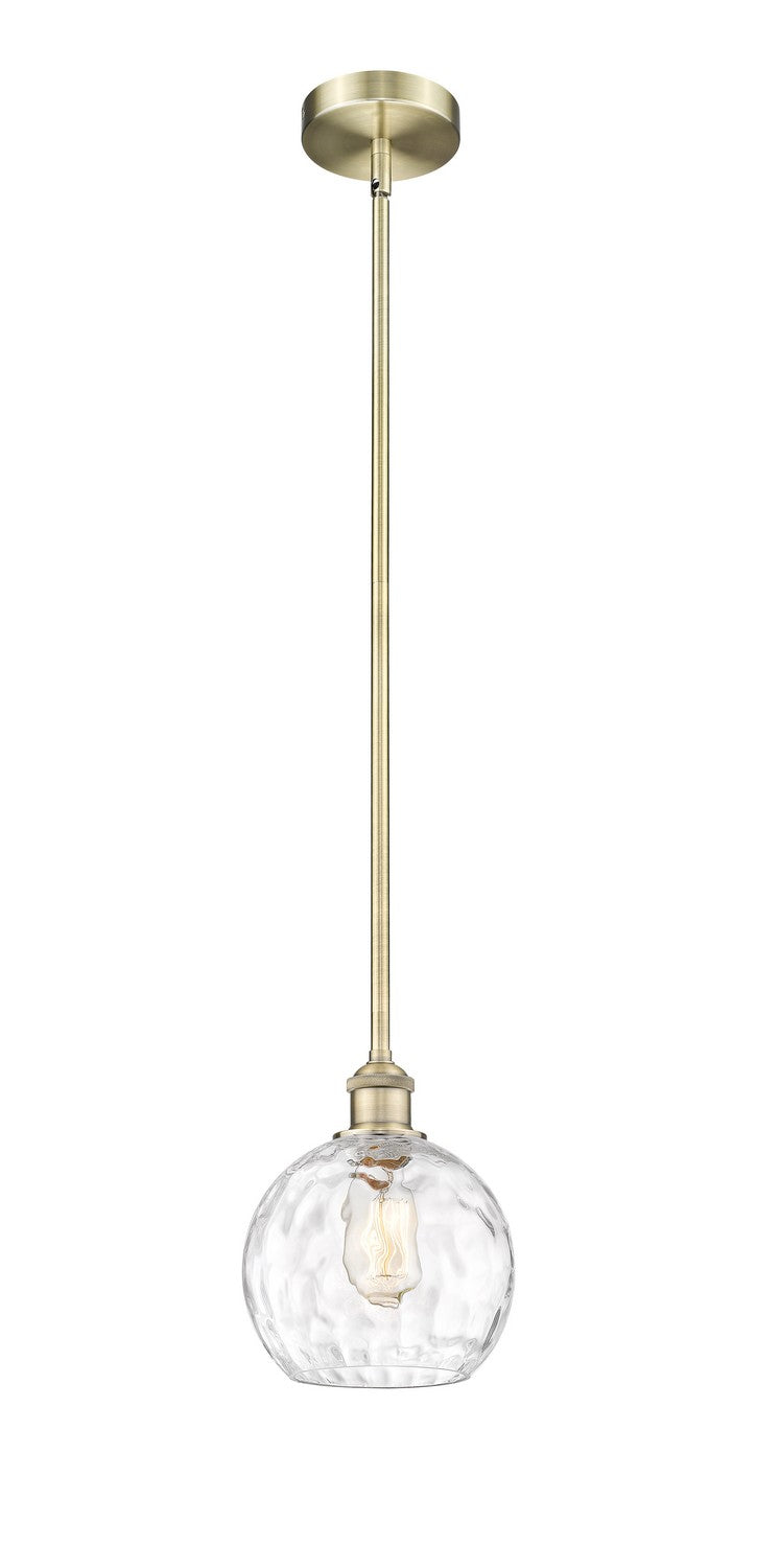 Innovations 616-1S-AB-G1215-8 One Light Mini Pendant, Antique Brass