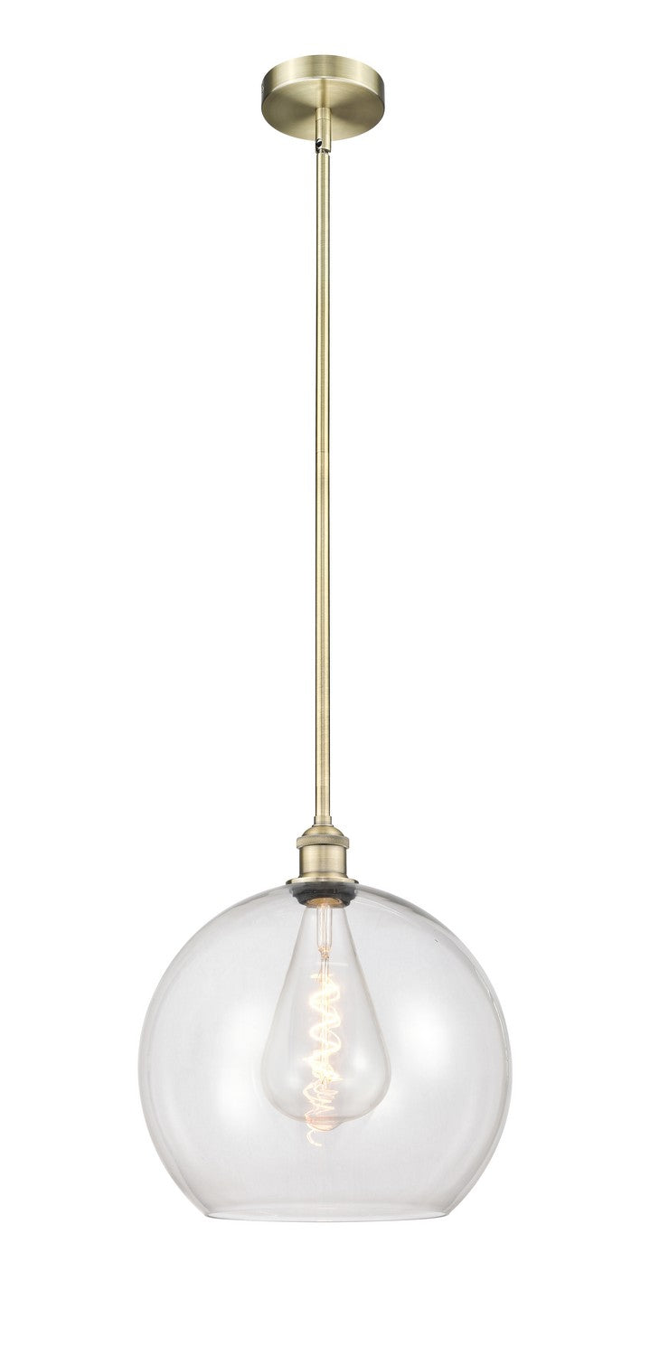 Innovations 616-1S-AB-G122-14 One Light Pendant, Antique Brass