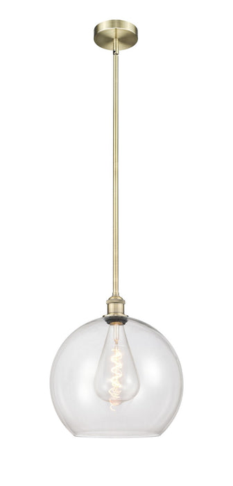 Innovations 616-1S-AB-G122-14 One Light Pendant, Antique Brass