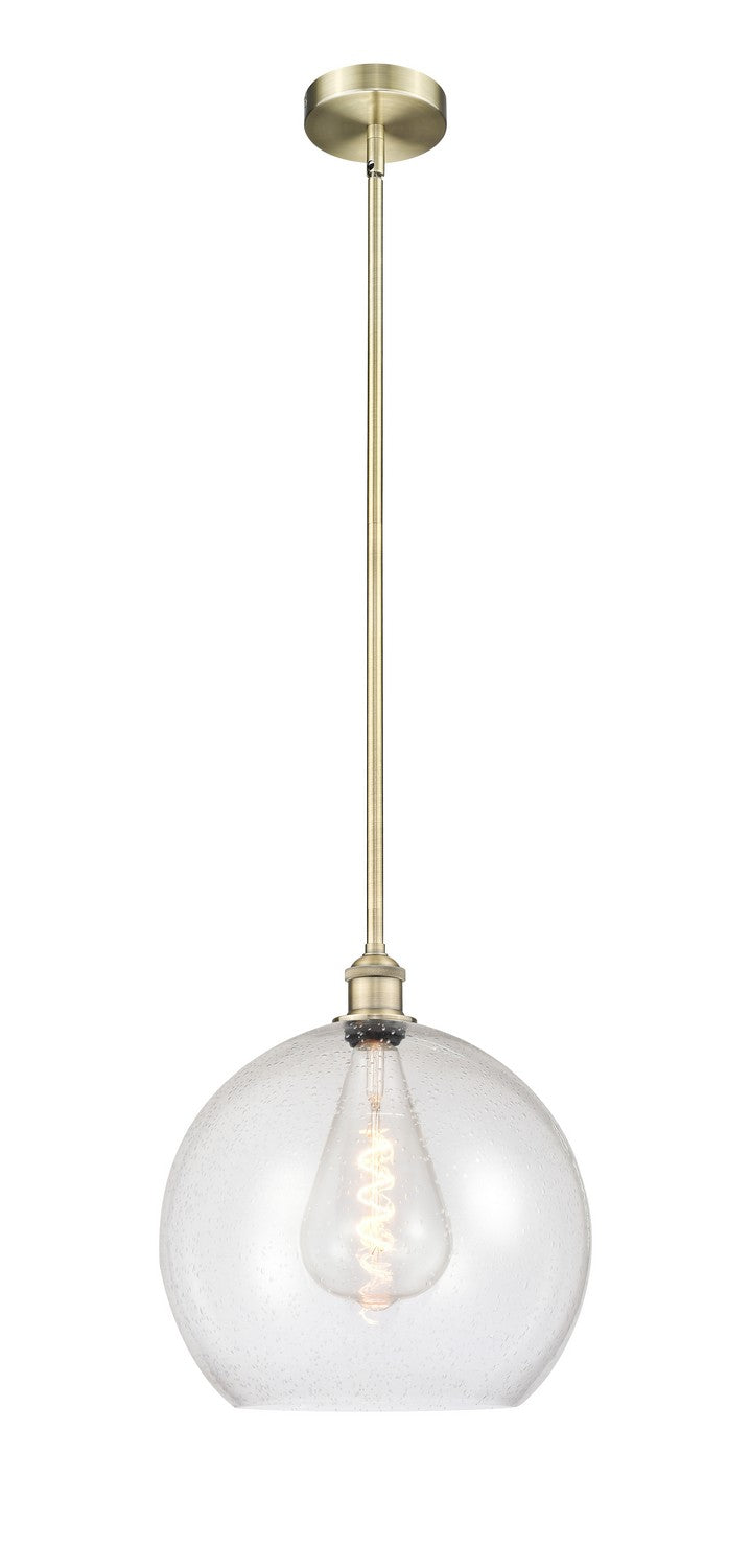 Innovations 616-1S-AB-G124-14 One Light Pendant, Antique Brass