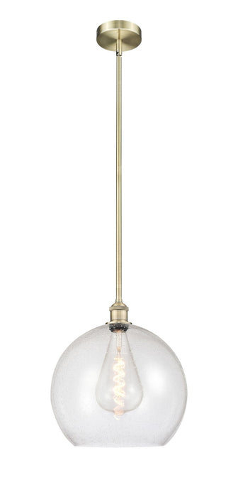 Innovations 616-1S-AB-G124-14 One Light Pendant, Antique Brass