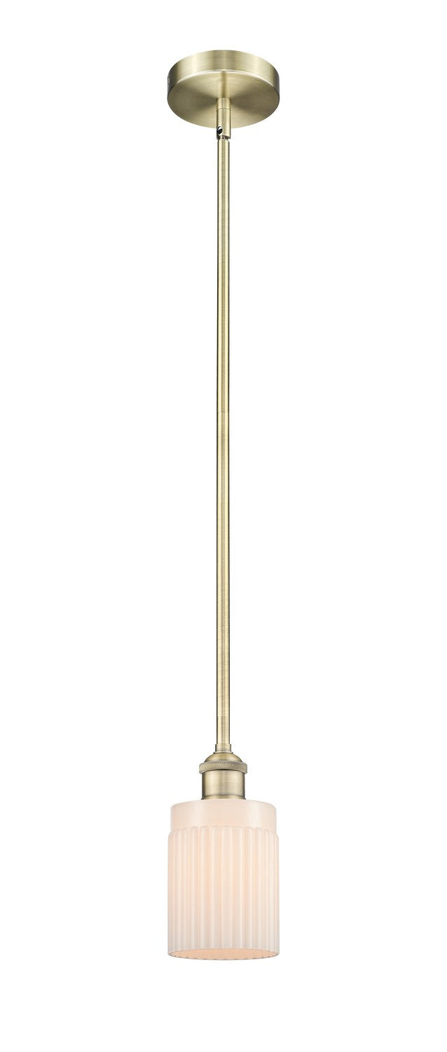 Innovations 616-1S-AB-G341 One Light Mini Pendant, Antique Brass