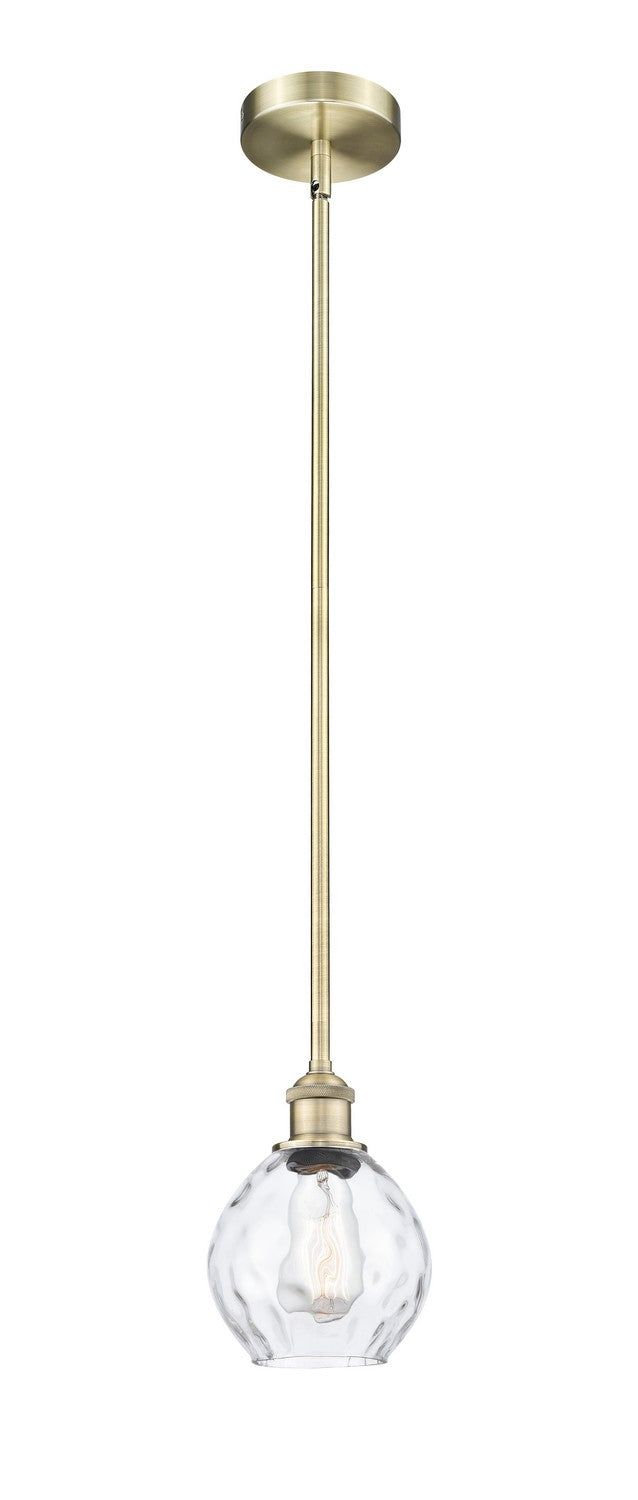 Innovations 616-1S-AB-G362 One Light Mini Pendant, Antique Brass