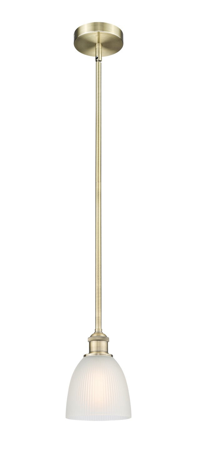 Innovations 616-1S-AB-G381 One Light Mini Pendant, Antique Brass
