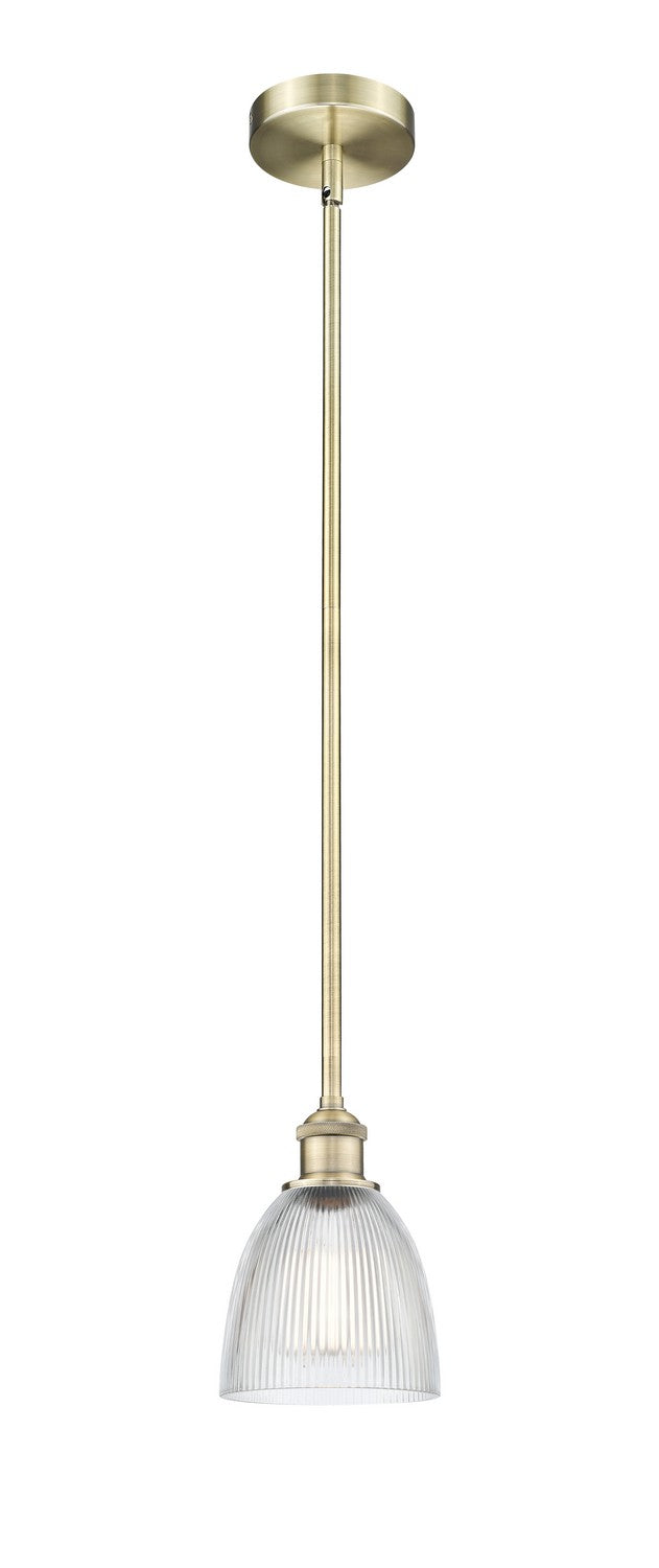 Innovations 616-1S-AB-G382 One Light Mini Pendant, Antique Brass