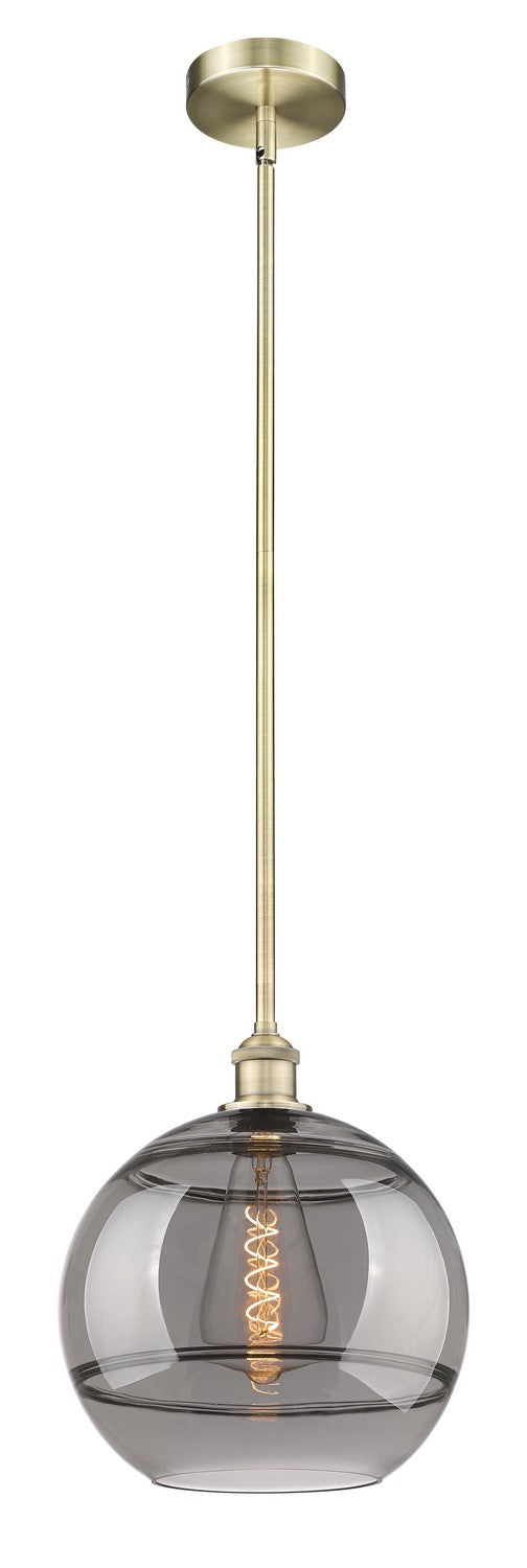 Innovations 616-1S-AB-G556-12SM One Light Mini Pendant, Antique Brass