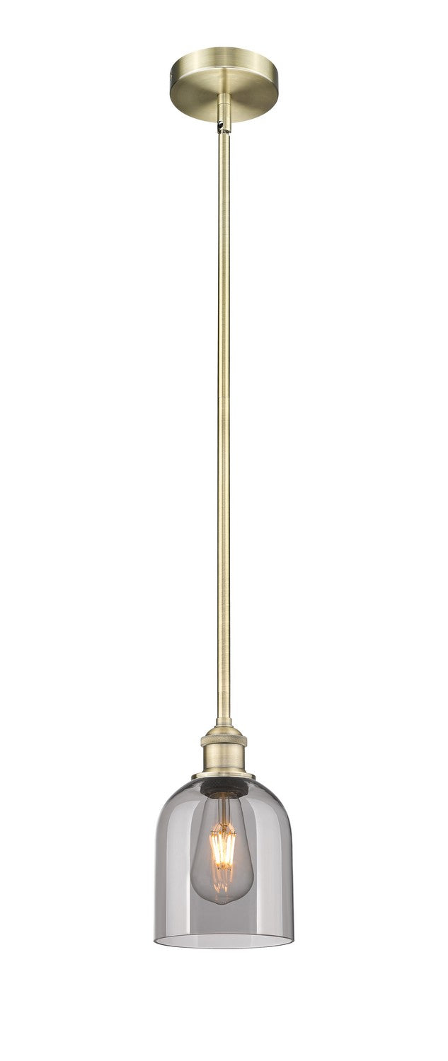 Innovations 616-1S-AB-G558-6SM One Light Mini Pendant, Antique Brass