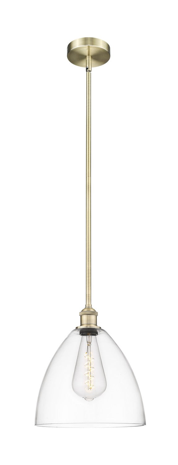 Innovations 616-1S-AB-GBD-122 One Light Mini Pendant, Antique Brass