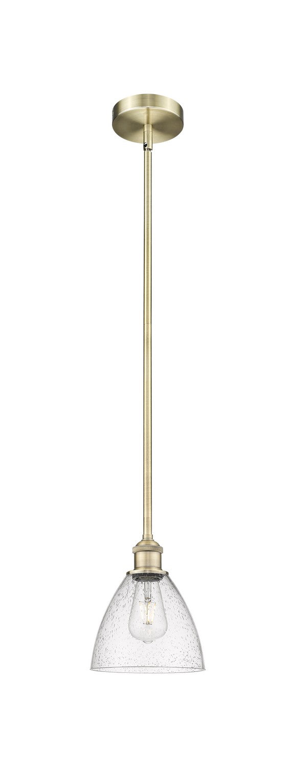 Innovations 616-1S-AB-GBD-754 One Light Mini Pendant, Antique Brass