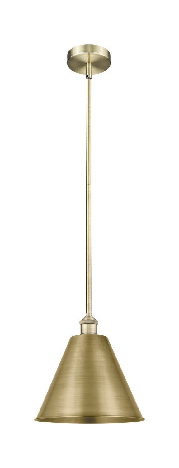 Innovations 616-1S-AB-MBC-12-AB One Light Mini Pendant, Antique Brass
