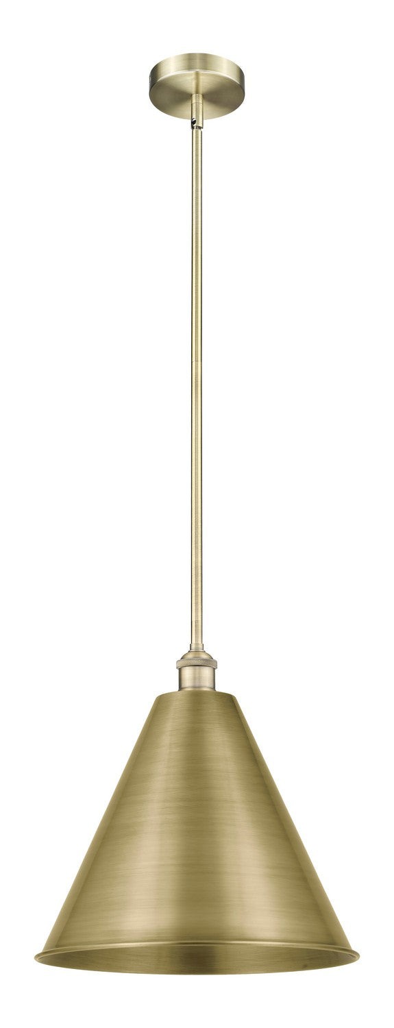 Innovations 616-1S-AB-MBC-16-AB One Light Mini Pendant, Antique Brass
