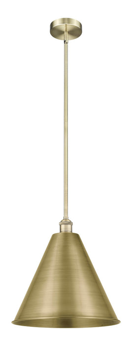 Innovations 616-1S-AB-MBC-16-AB One Light Mini Pendant, Antique Brass