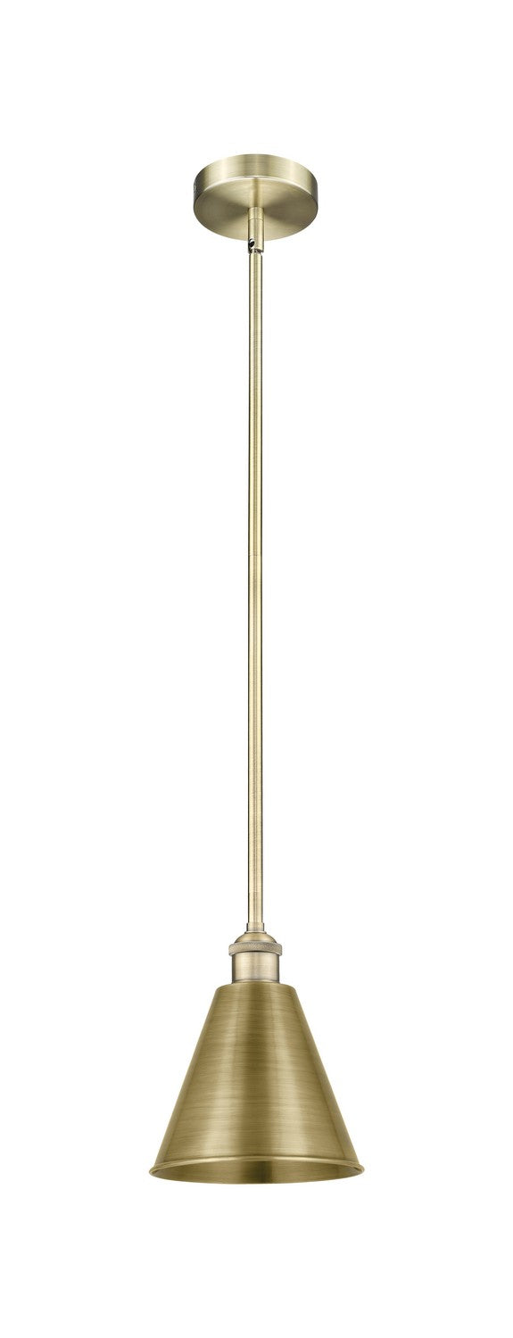 Innovations 616-1S-AB-MBC-8-AB One Light Mini Pendant, Antique Brass