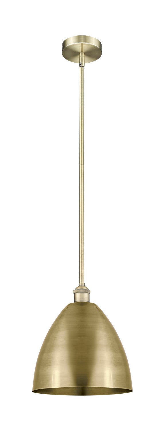 Innovations 616-1S-AB-MBD-12-AB One Light Mini Pendant, Antique Brass