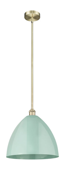 Innovations 616-1S-AB-MBD-16-SF One Light Mini Pendant, Antique Brass