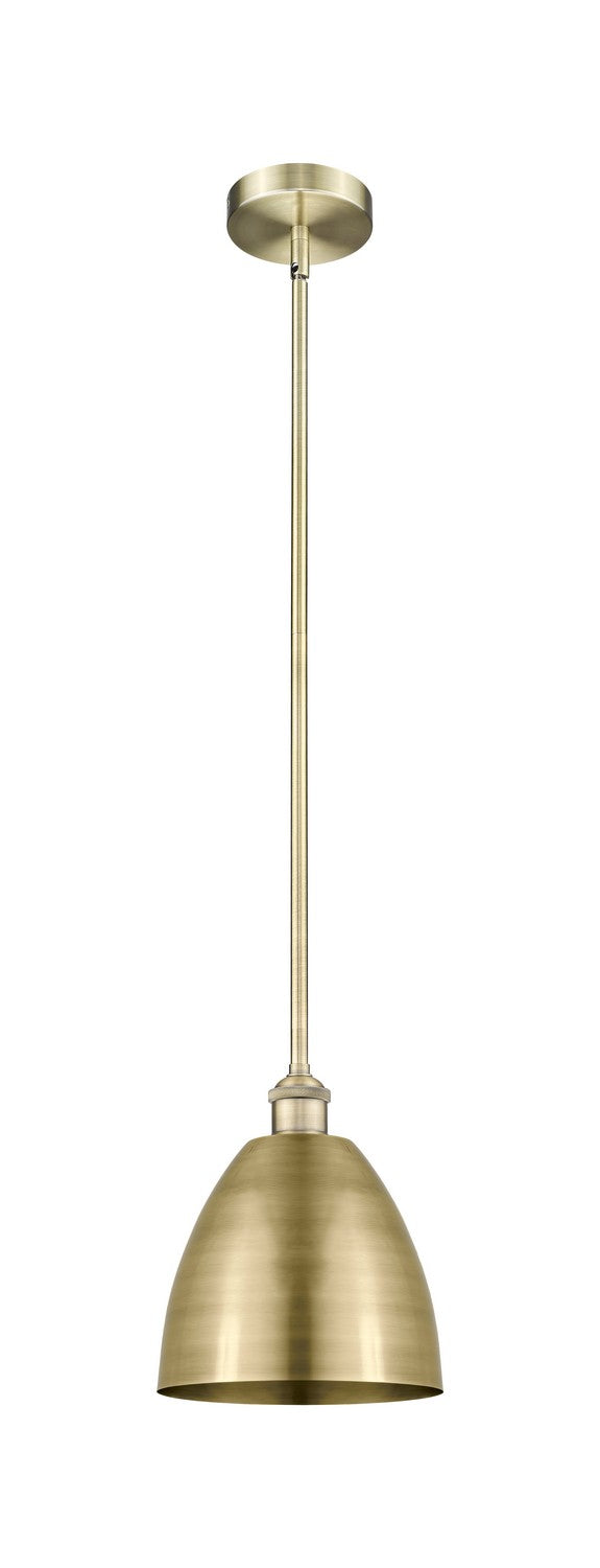 Innovations 616-1S-AB-MBD-9-AB One Light Mini Pendant, Antique Brass